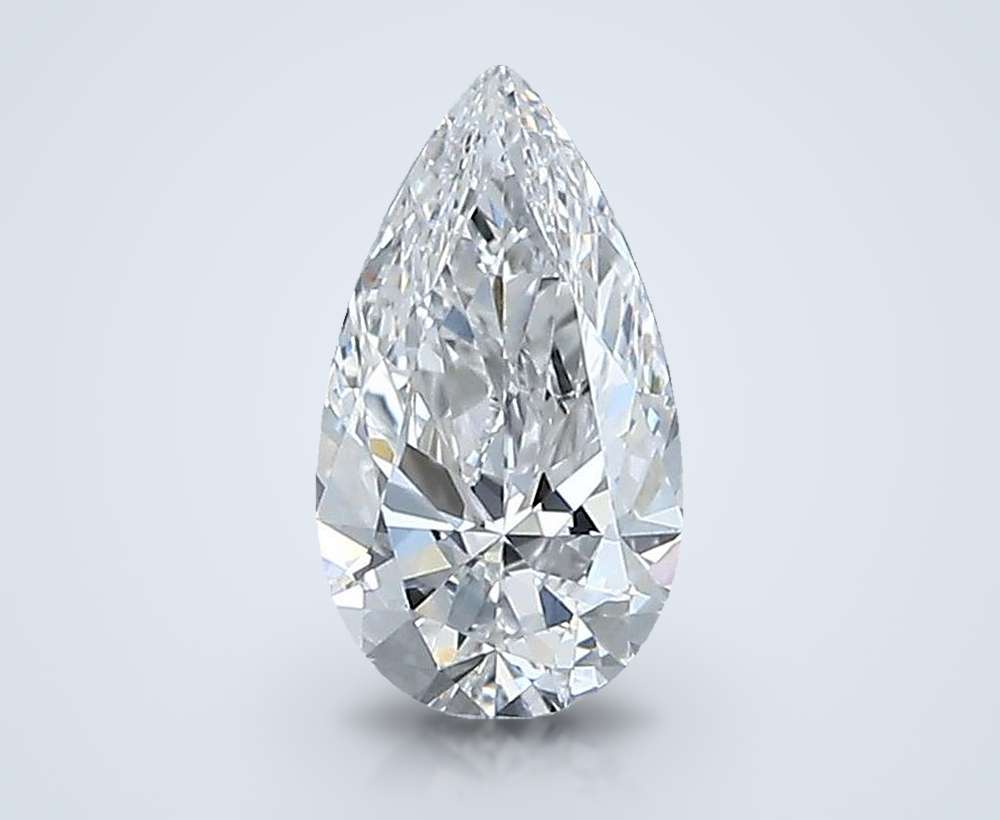 0.50 Carat Pear Natural Diamond