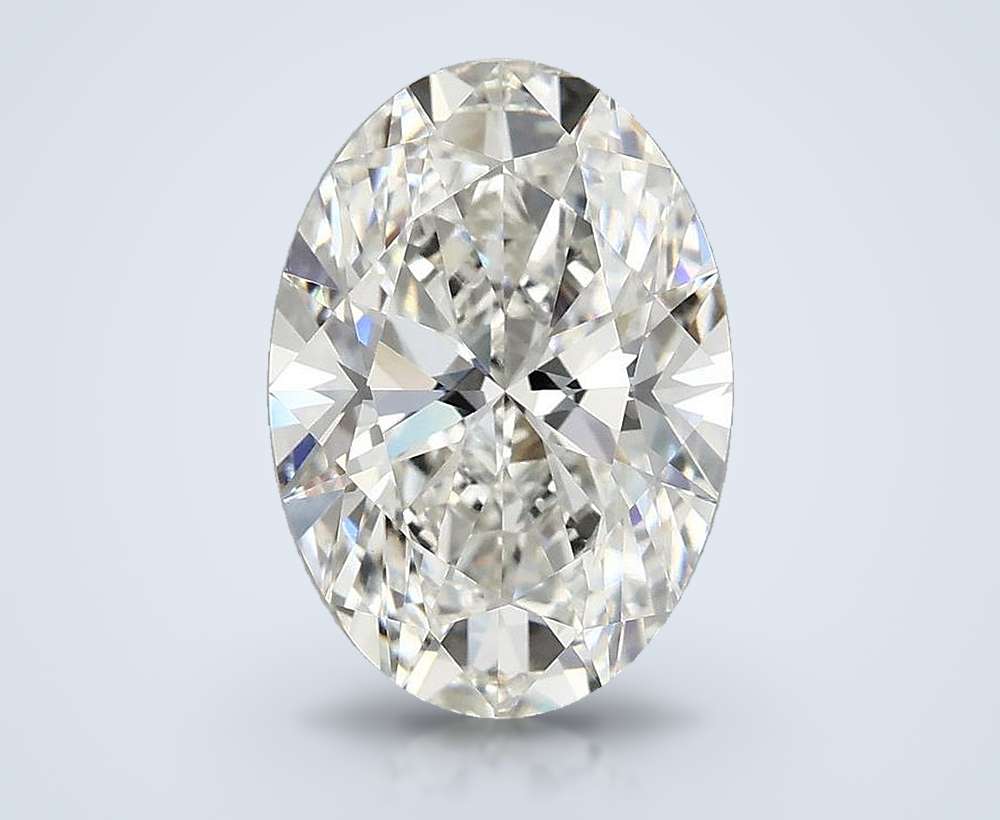 3.78 Carat Oval Lab Diamond
