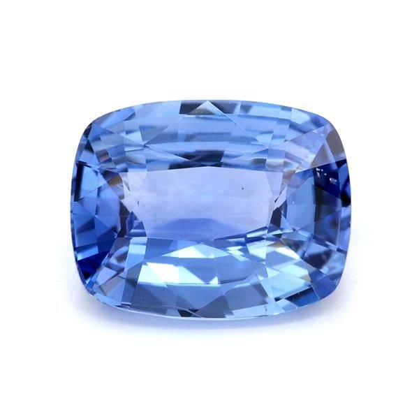 3.13 Carat Blue Cushion Sapphire