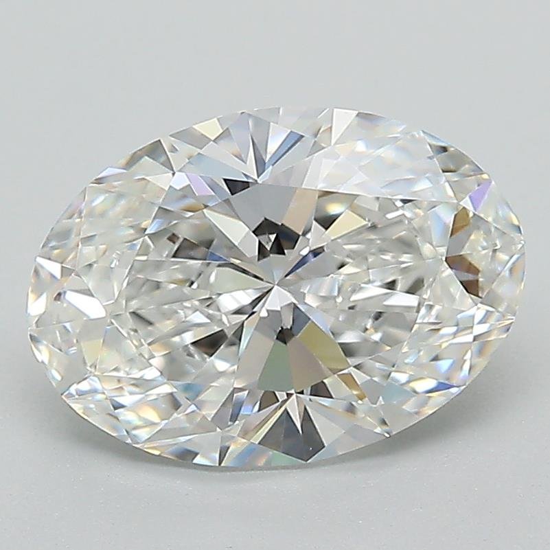 2.09ct E VVS2 Rare Carat Ideal Cut Oval Lab Grown Diamond