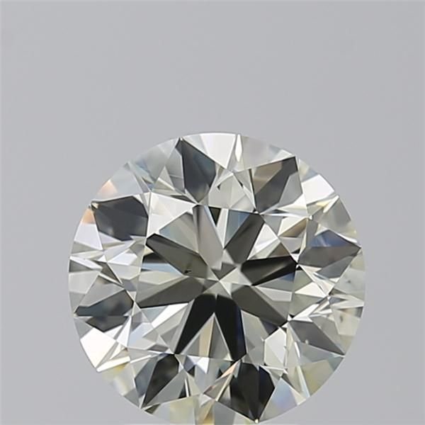 2.51ct K VS1 Rare Carat Ideal Cut Round Diamond