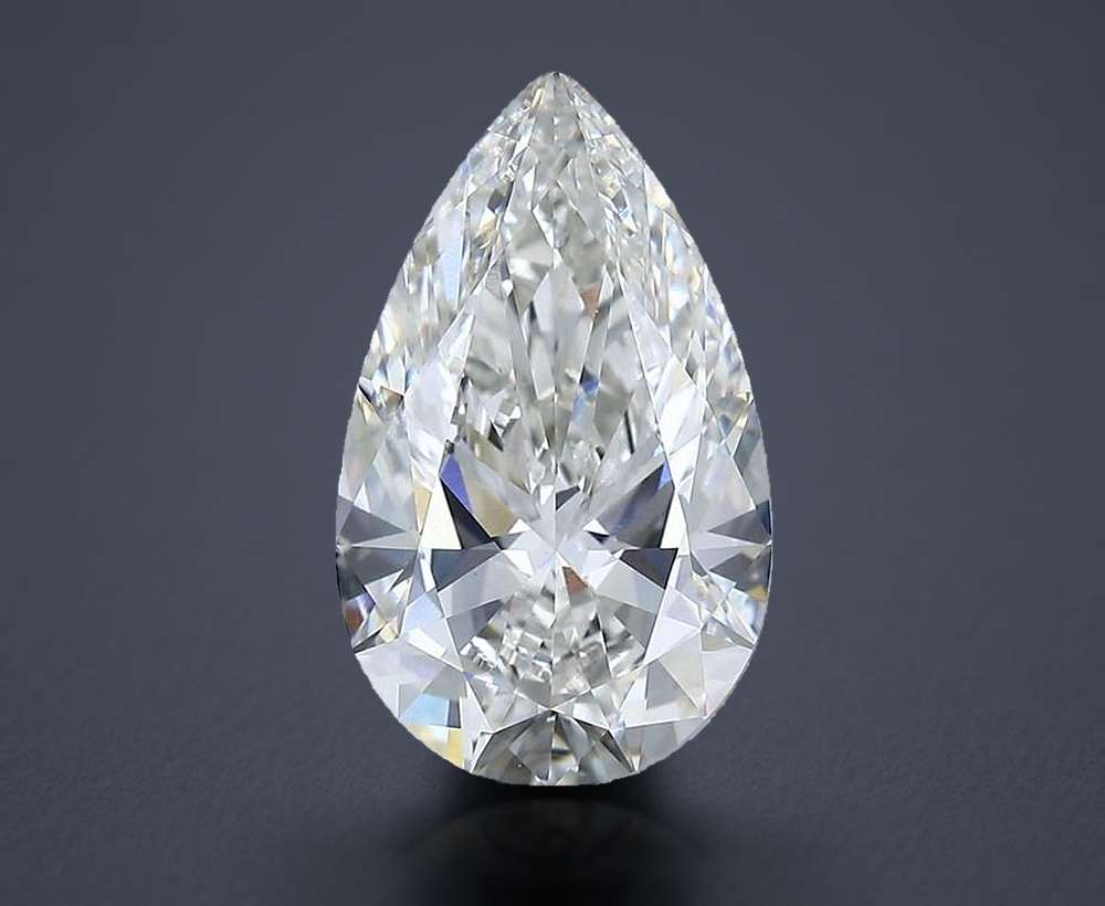 4.23 Carat Pear Lab Diamond