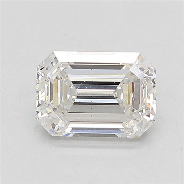 1.05ct F VS1 Rare Carat Ideal Cut Emerald Lab Grown Diamond