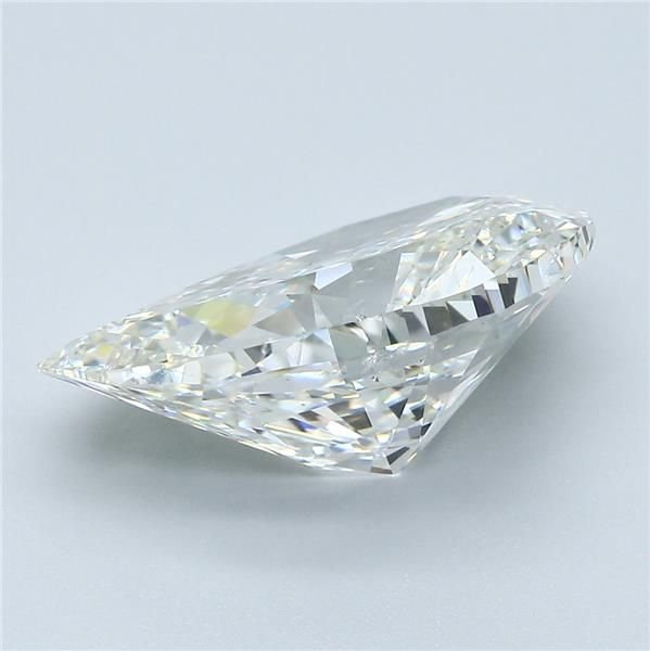 5.09ct J SI2 Very Good Cut Pear Diamond