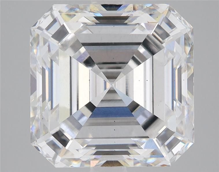 5.14ct G VS2 Rare Carat Ideal Cut Asscher Lab Grown Diamond