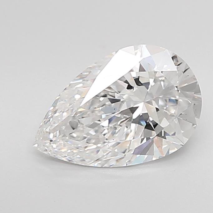 2.06ct D VS2 Rare Carat Ideal Cut Pear Lab Grown Diamond