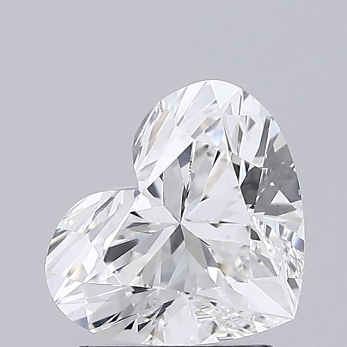 1.43ct F VS1 Rare Carat Ideal Cut Heart Lab Grown Diamond