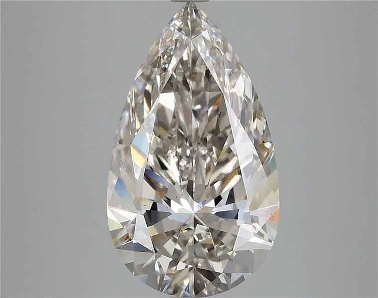 5.02ct H VS2 Rare Carat Ideal Cut Pear Lab Grown Diamond