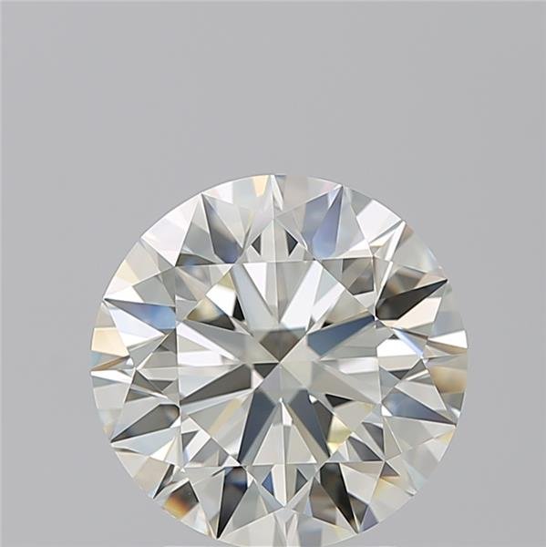 3.01ct J VVS1 Ideal Cut Round Diamond