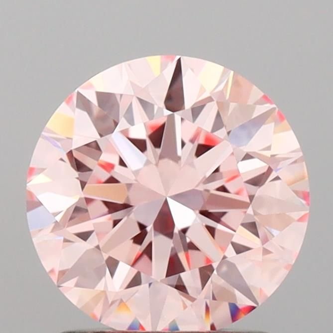1.53 Ct. Fancy Intense Pink Round Lab Diamond