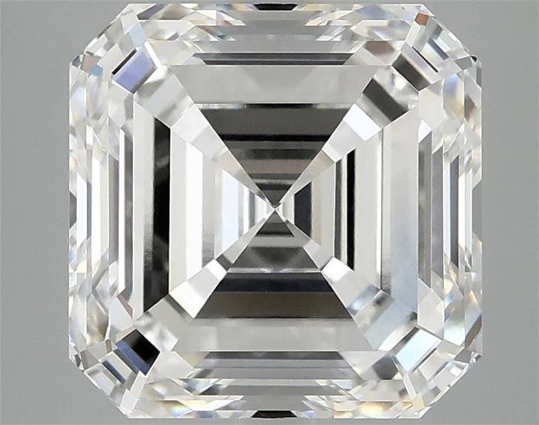 5.01ct F VVS2 Excellent Cut Asscher Lab Grown Diamond
