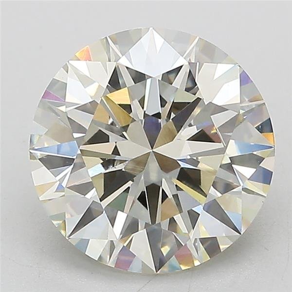 3.04ct J VS2 Rare Carat Ideal Cut Round Lab Grown Diamond