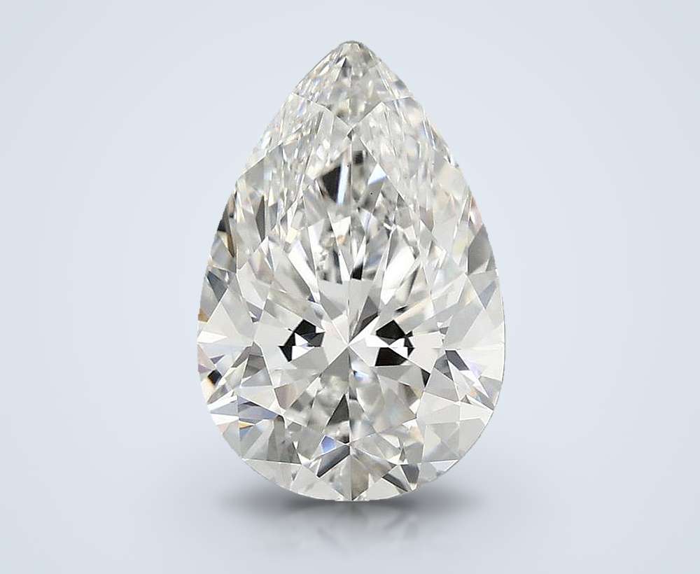 3.00 Carat Pear Lab Diamond