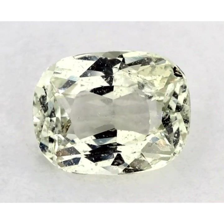 2.61 Carat Green Cushion Sapphire