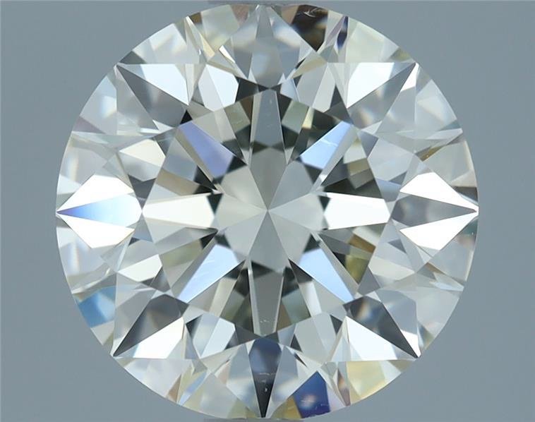 2.50ct J VS2 Rare Carat Ideal Cut Round Diamond