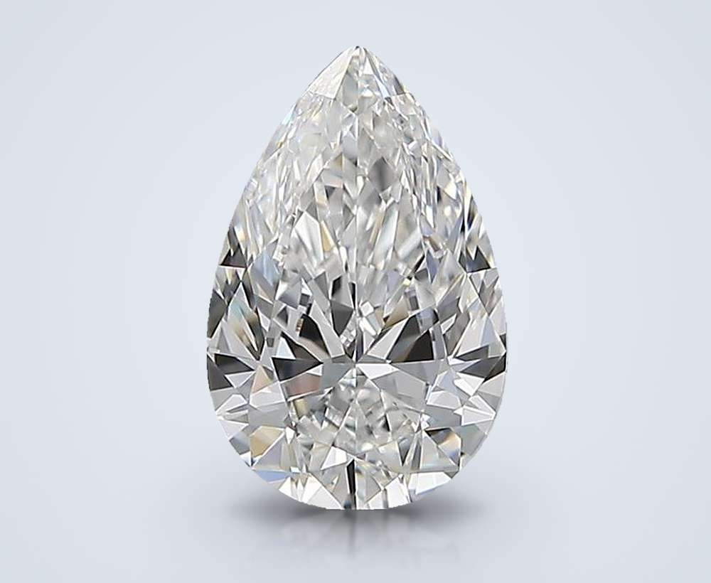 0.90 Carat Pear Natural Diamond