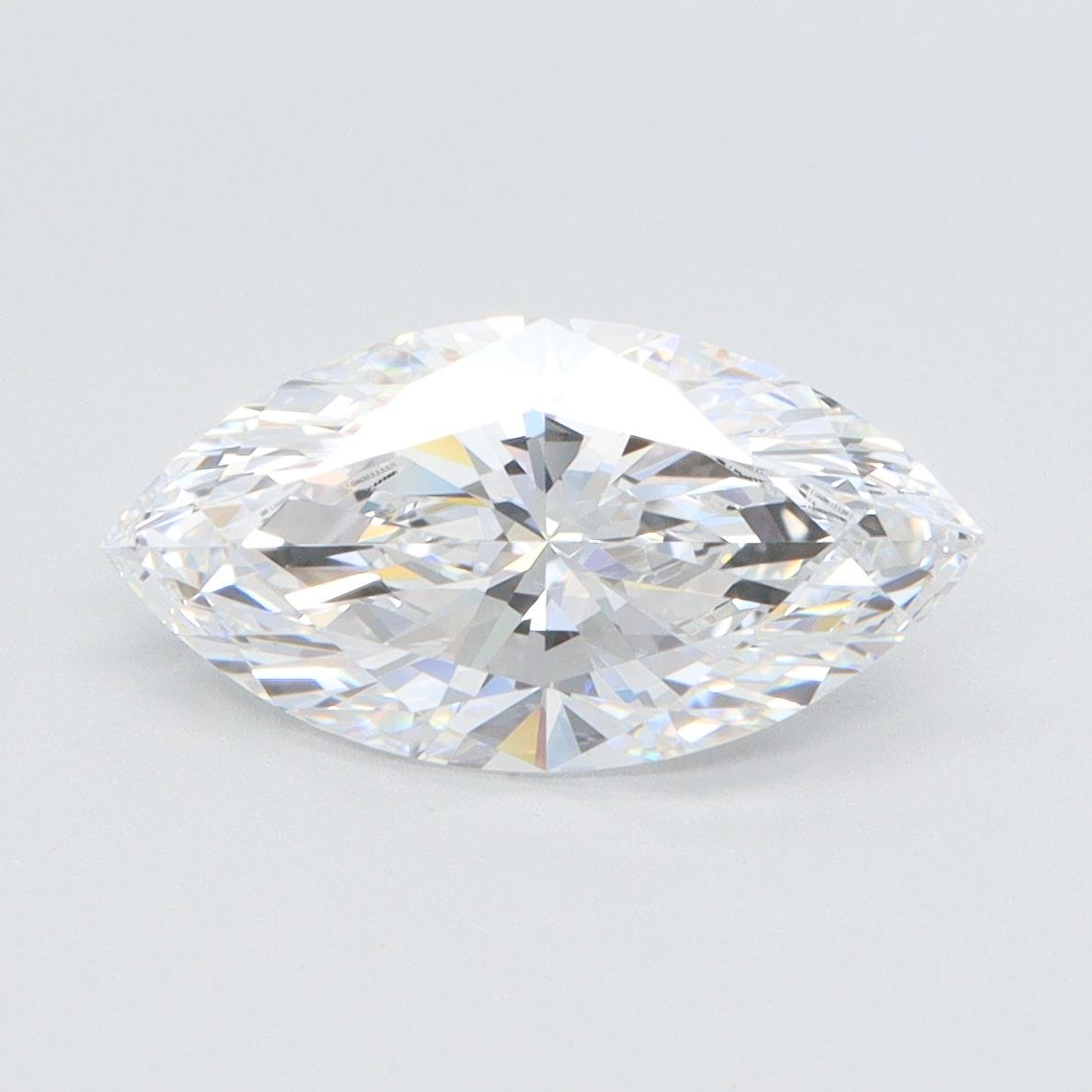 2.09ct D VVS2 Rare Carat Ideal Cut Marquise Lab Grown Diamond