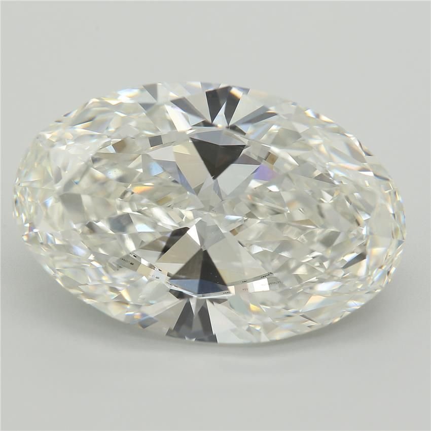 13.66ct F VS1 Very Good Cut Oval Lab Grown Diamond