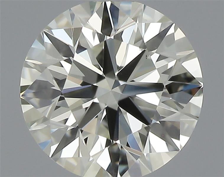 0.63ct K VVS2 Rare Carat Ideal Cut Round Diamond