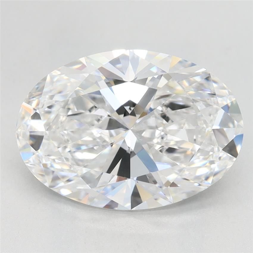 2.68ct D VVS1 Rare Carat Ideal Cut Oval Lab Grown Diamond