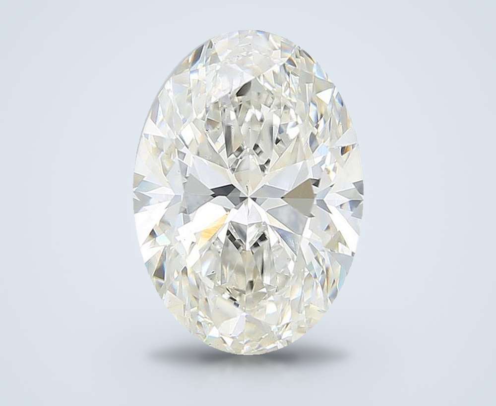 5.30 Carat Oval Lab Diamond