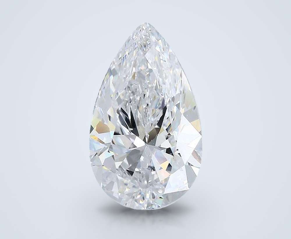 5.01 Carat Pear Natural Diamond