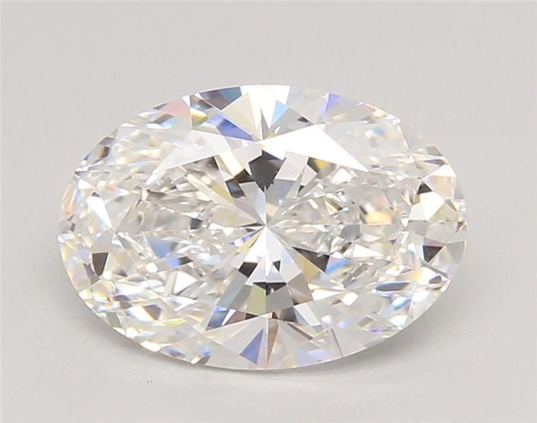 3.05ct E VVS2 Rare Carat Ideal Cut Oval Lab Grown Diamond