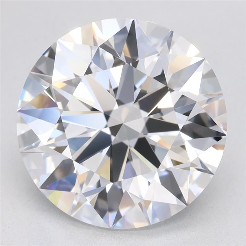 4.57ct D IF Rare Carat Ideal Cut Round Lab Grown Diamond