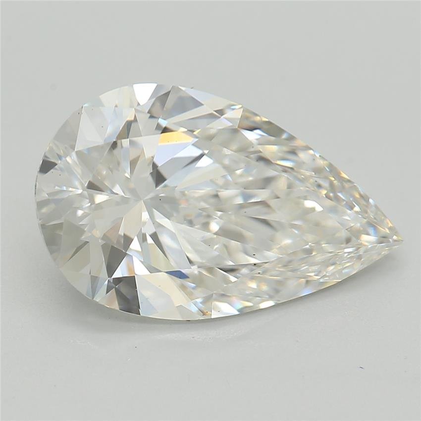 2.53ct F VS2 Rare Carat Ideal Cut Pear Lab Grown Diamond