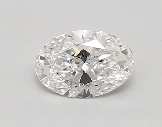 0.77ct D SI1 Rare Carat Ideal Cut Oval Lab Grown Diamond