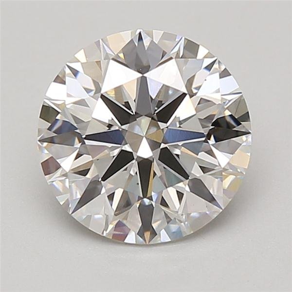 2.56ct F VS1 Rare Carat Ideal Cut Round Lab Grown Diamond