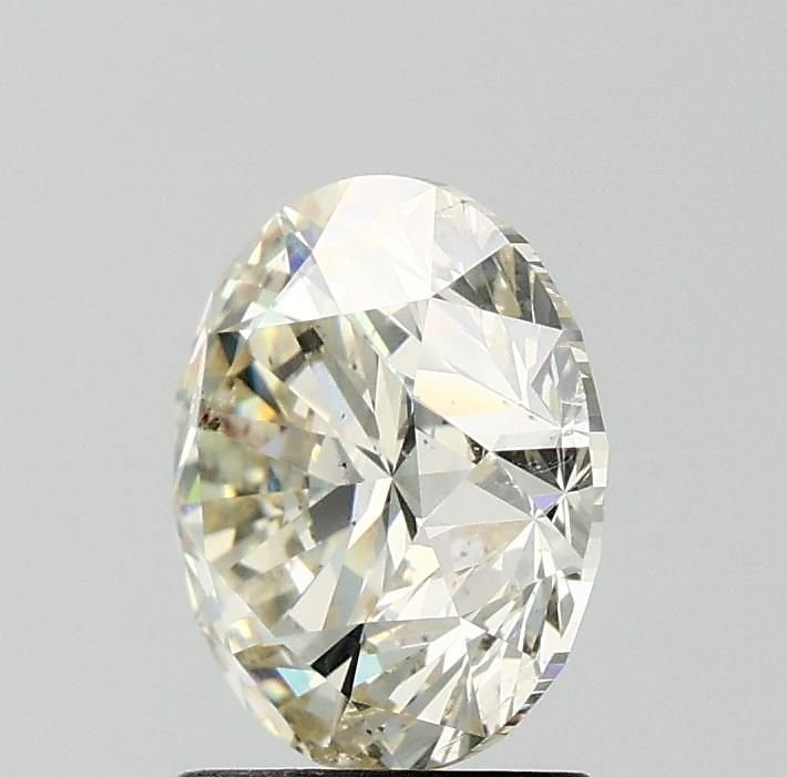 2.51ct K SI2 Rare Carat Ideal Cut Round Diamond