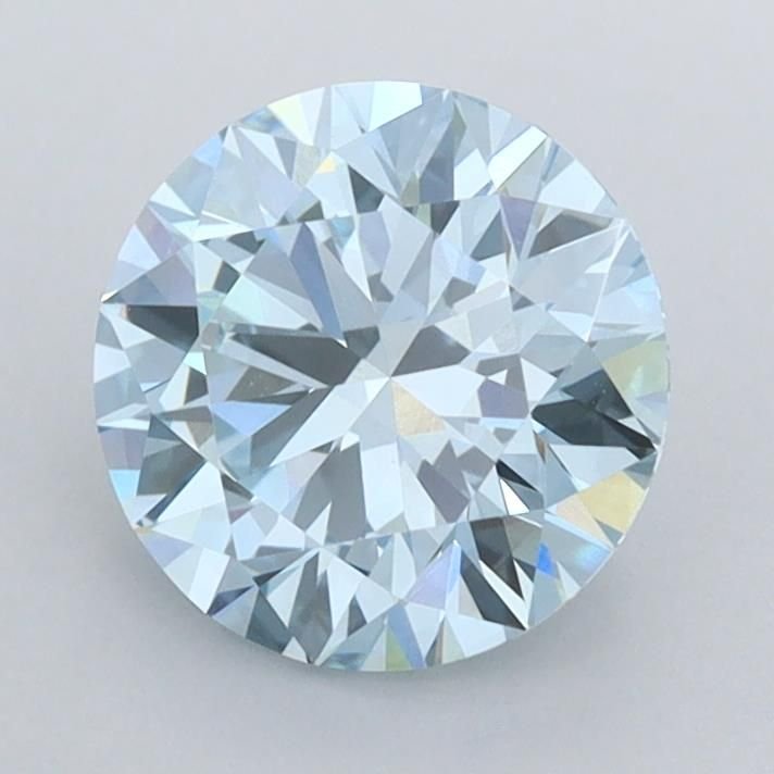 1.53 Ct. Fancy Intense Blue Round Lab Diamond