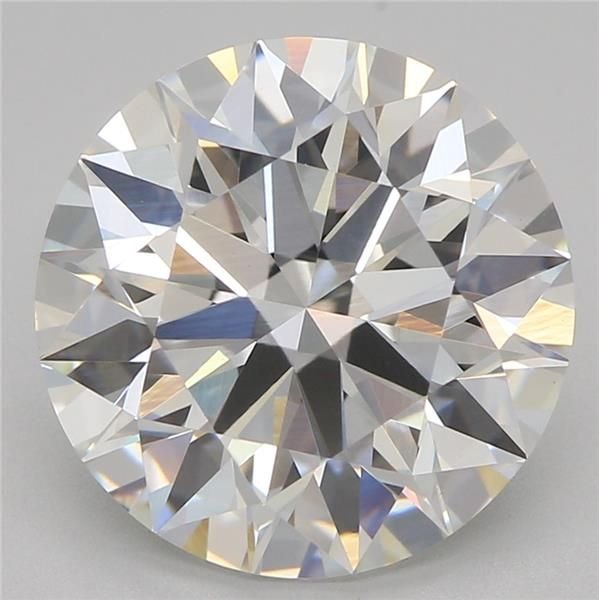 3.03ct F VVS2 Rare Carat Ideal Cut Round Lab Grown Diamond