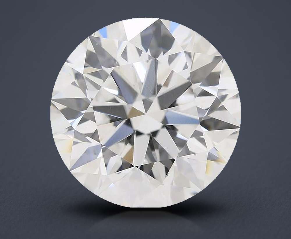 6.41 Carat Round Lab Diamond