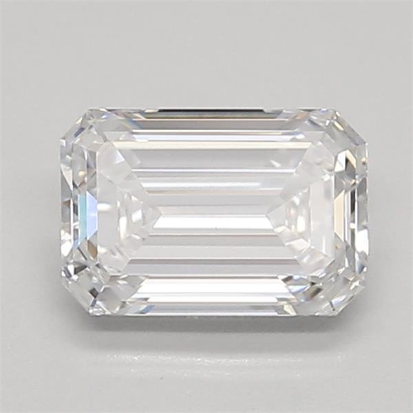 0.81ct D VVS2 Rare Carat Ideal Cut Emerald Lab Grown Diamond