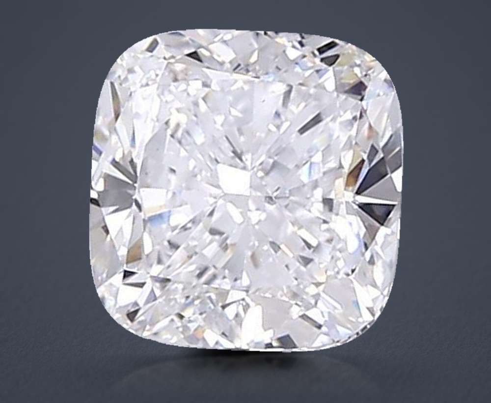 6.34 Carat Cushion Lab Diamond