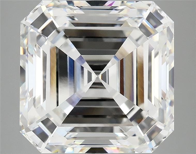 10.14ct F VVS2 Rare Carat Ideal Cut Asscher Lab Grown Diamond