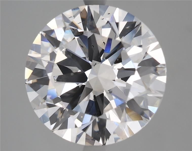 6.06ct F SI1 Excellent Cut Round Lab Grown Diamond