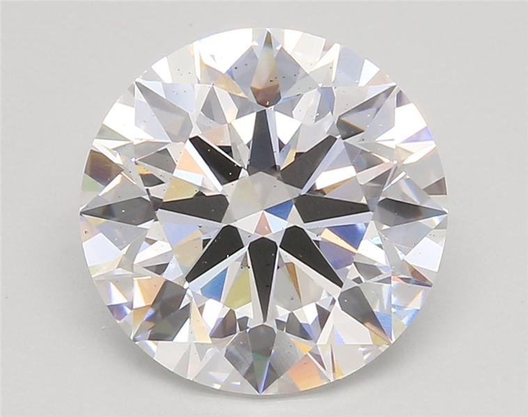 5.03ct F SI1 Rare Carat Ideal Cut Round Lab Grown Diamond