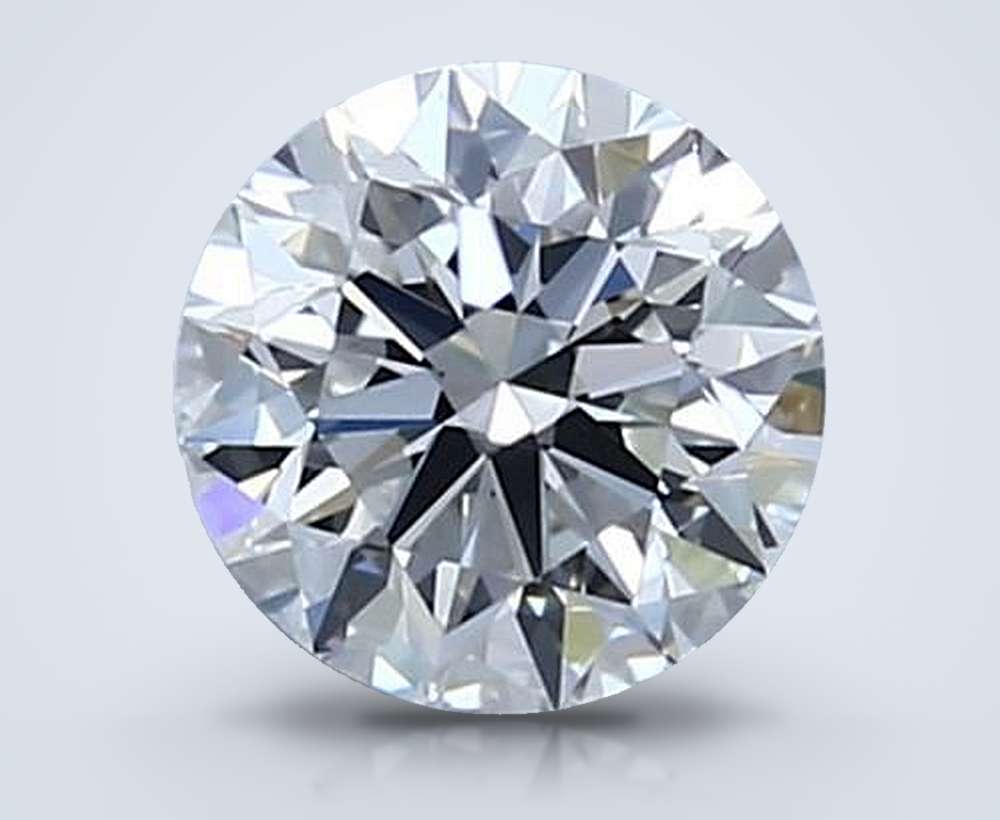0.66 Carat Round Natural Diamond