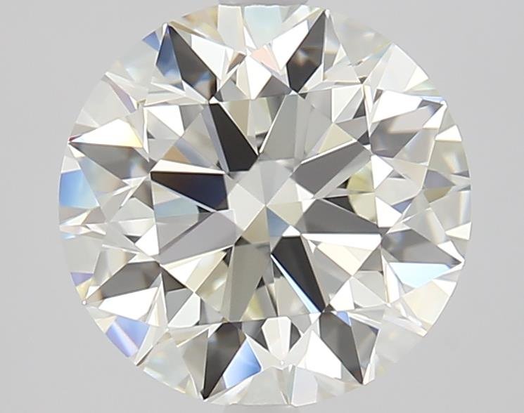 3.01ct K VVS1 Rare Carat Ideal Cut Round Diamond