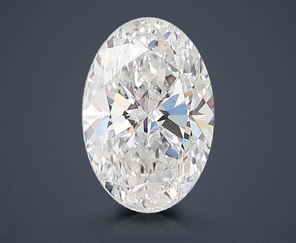 6.10 Carat Oval Lab Diamond