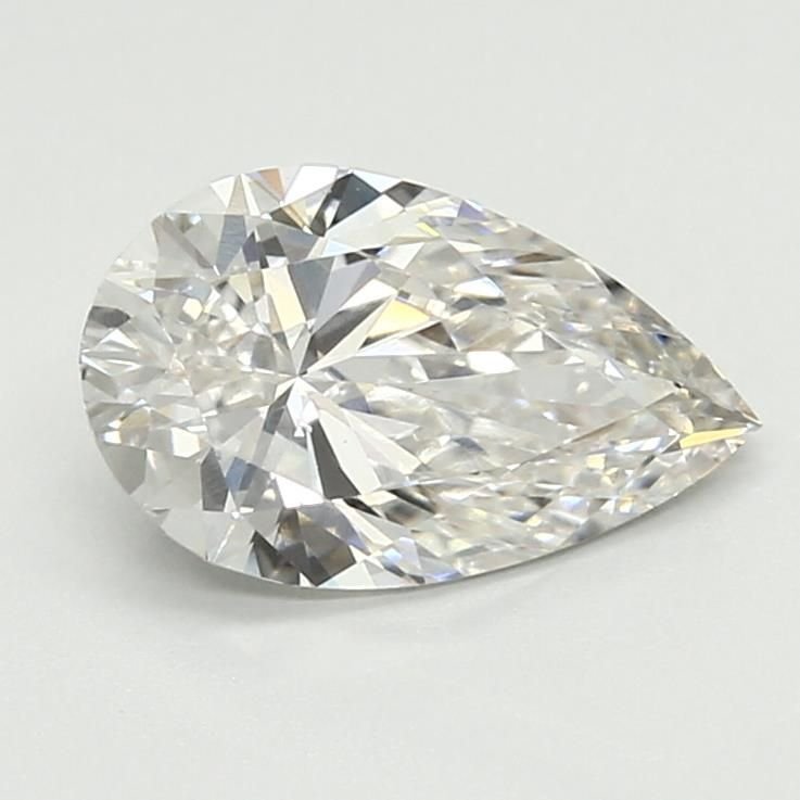 1.17ct F VS1 Rare Carat Ideal Cut Pear Lab Grown Diamond