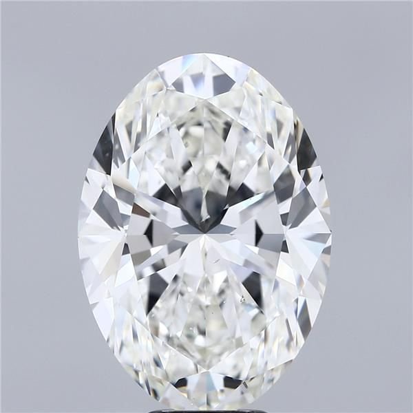 9.03ct H SI1 Rare Carat Ideal Cut Oval Diamond