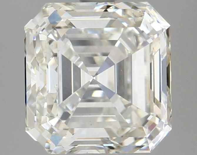 3.66ct H VS2 Rare Carat Ideal Cut Asscher Lab Grown Diamond