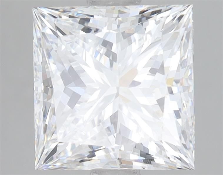3.26ct E VS1 Rare Carat Ideal Cut Princess Lab Grown Diamond