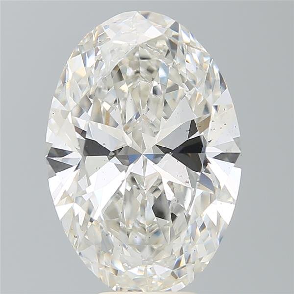 7.02ct G SI1 Rare Carat Ideal Cut Oval Lab Grown Diamond