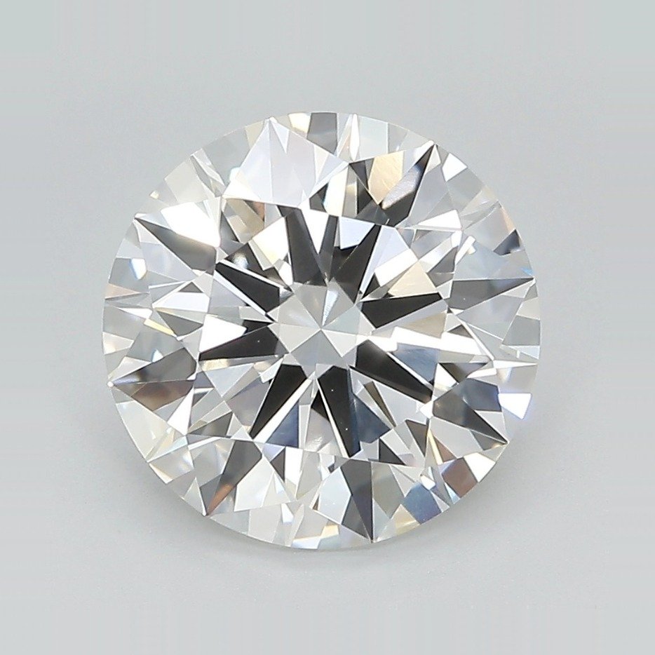 4.15ct E VVS2 Rare Carat Ideal Cut Round Lab Grown Diamond