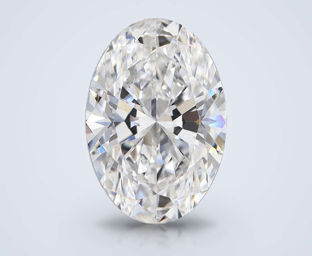 6.10 Carat Oval Lab Diamond